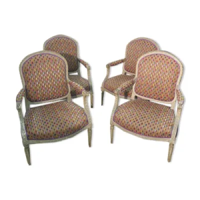 Série de 4 fauteuils - louis