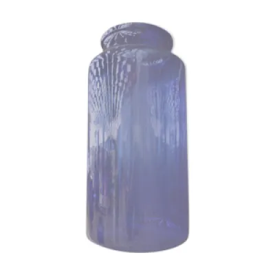 Vase verre bleu cobalt