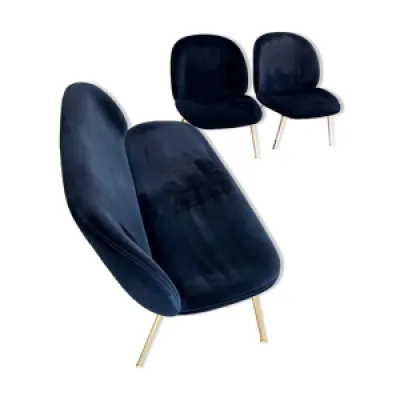 Sofa et 2 fauteuils lounge - beetle gubi