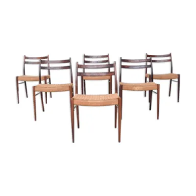 Set de 6 chaises d'Arne - wahl iversen