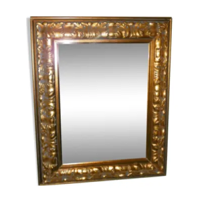 Miroir 56x46cm miroir - dore glace