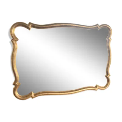 Miroir doré, 97x64 cm