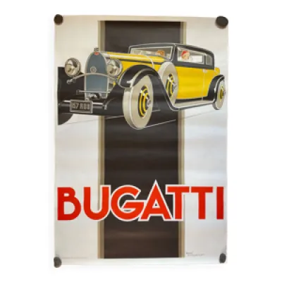 Affiche Bugatti René - vincent
