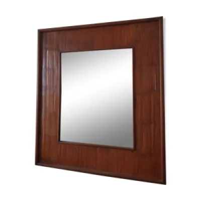 miroir cadre en bois - 70x80cm