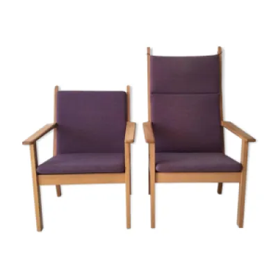 Set of chairs by hans - wegner