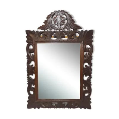 Miroir en bois sculpté - baroque style