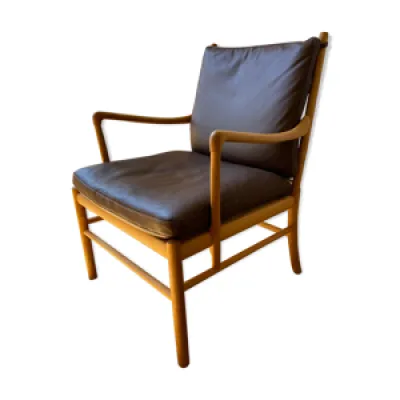 fauteuil colonial ow149 - wanscher