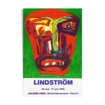 Affiche Bengt Lindstrom - 1978