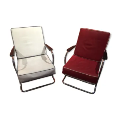 Lot 2 fauteuils usa 1950