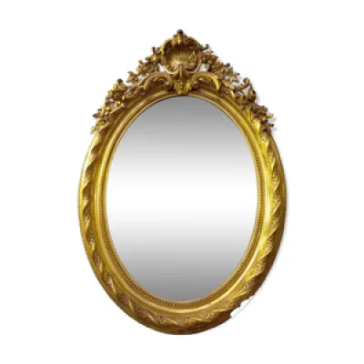 Miroir oval XIX  1m15