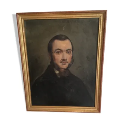 Portrait d’homme de - 19eme