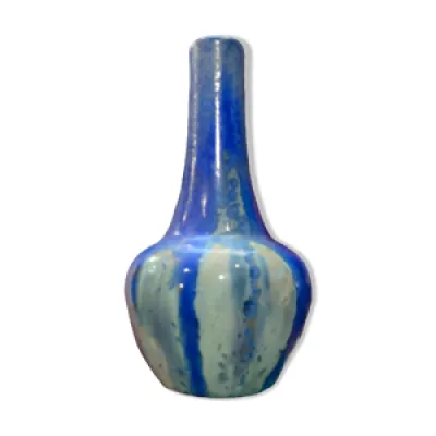 Vase soliflore en céramique - bleue