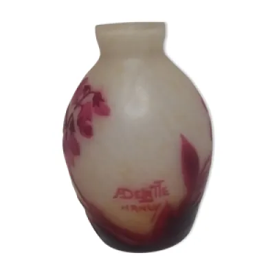 vase d'époque art nouveau - verre multicouche