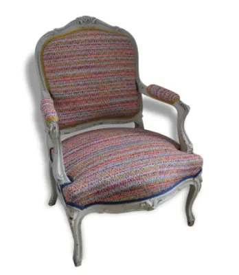 fauteuil Louis XV restauré