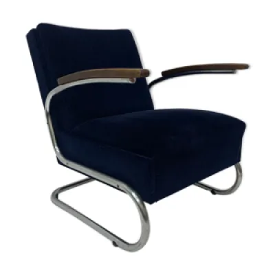 fauteuil Bauhaus chromé - 1930