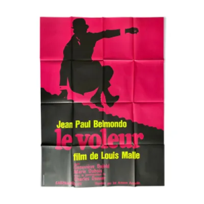 Affiche cinéma Le Voleur - belmondo