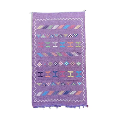 Tapis ethnique violet - marocain