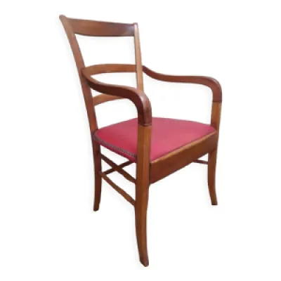 fauteuil merisier époque - restauration
