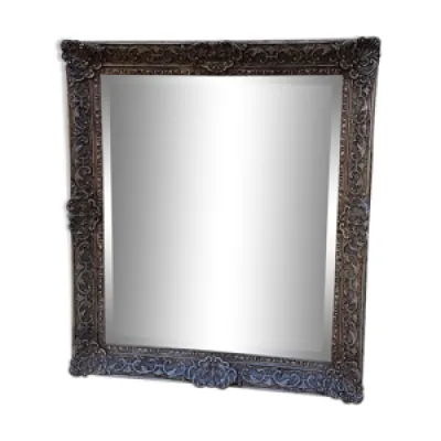 Miroir argenté de style - louis xiv