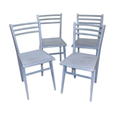 Lot de 4 chaise 1950 - peintes