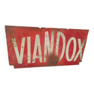 plaque métal Viandox