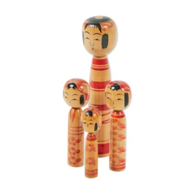 Ensemble de 4 poupées - japon