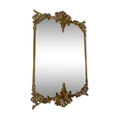 miroir en bronze  époque