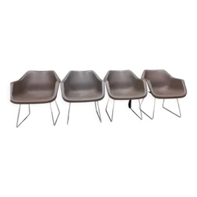 4 fauteuils par Robin - made