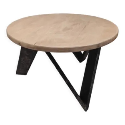 Table basse ronde pied