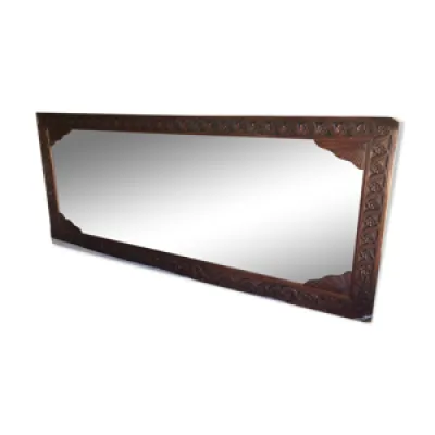 Miroir en bois sculpté - 130cm