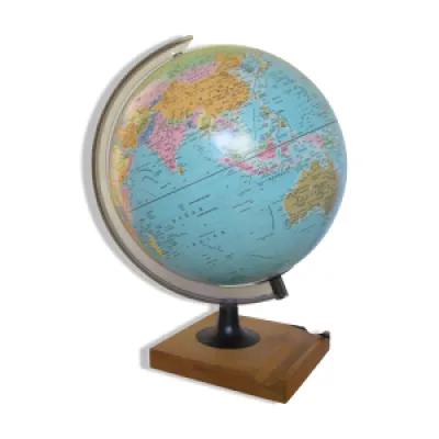globe terrestre lumineux - mappemonde