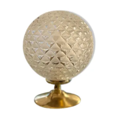 lampe globe “prisme” - verre