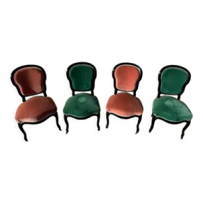 4 chaises napoleon iii