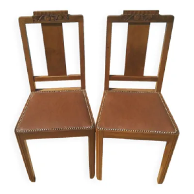 chaises anciennes bois