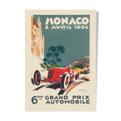 Affiche Monaco Géo Ham