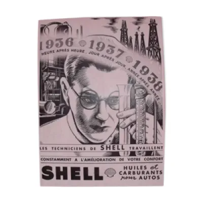 Affiche Pub shell 1937