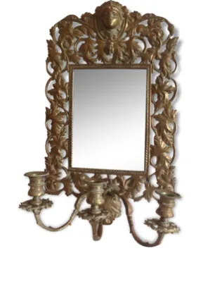 Miroir en bronze