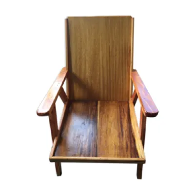 fauteuil en bois style - colonial