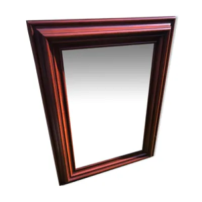 miroir en bois merisier - 60x80cm