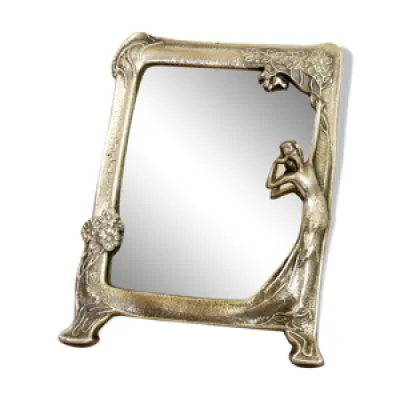 Miroir à poser en bronze