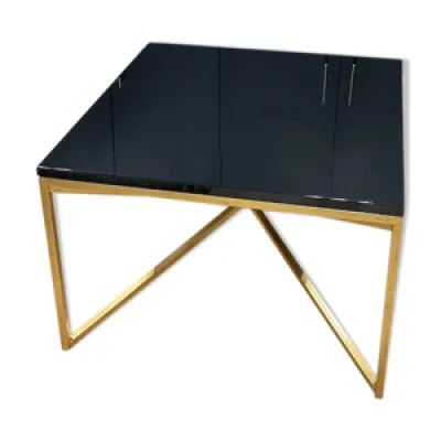 Black lacquered coffee - table