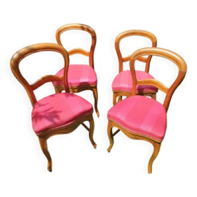 4 chaises Louis philippe