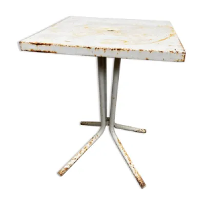 Ancienne table bistrot - metal 1960