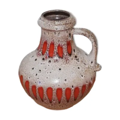 Vase west germany Scheurich - lava keramik