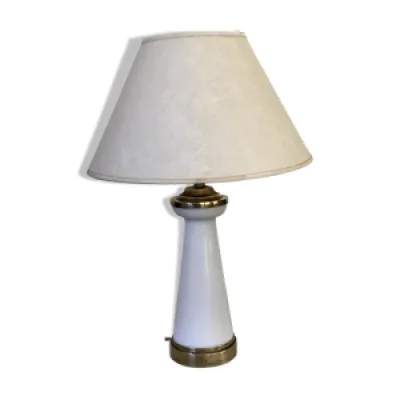 lampe de table opaline