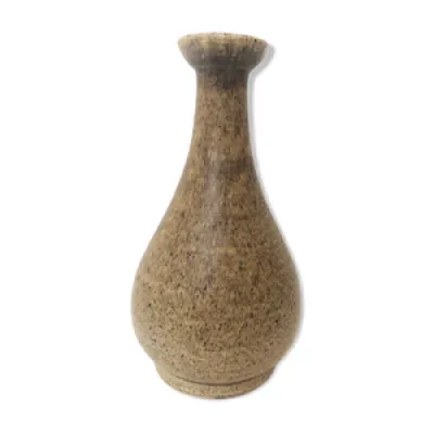 Vase Accolay marron 1960