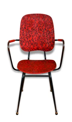 fauteuil , circa 1950 - rouge