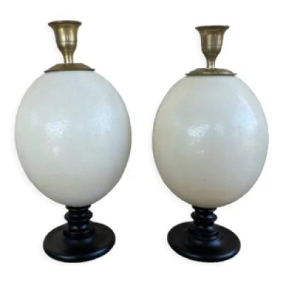2 chandeliers en œuf