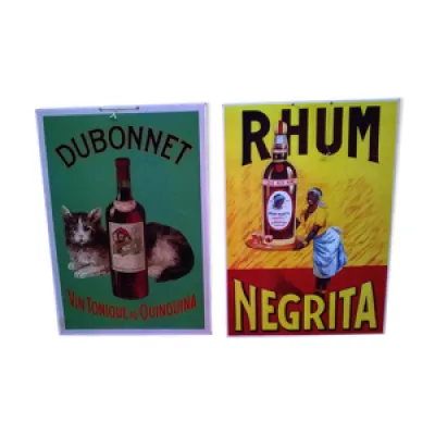 Cartons publicitaires - alcool