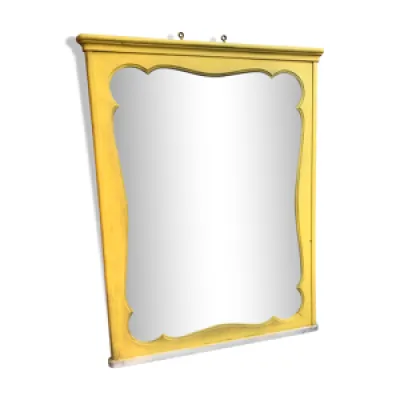 Miroir classique peint - jaune
